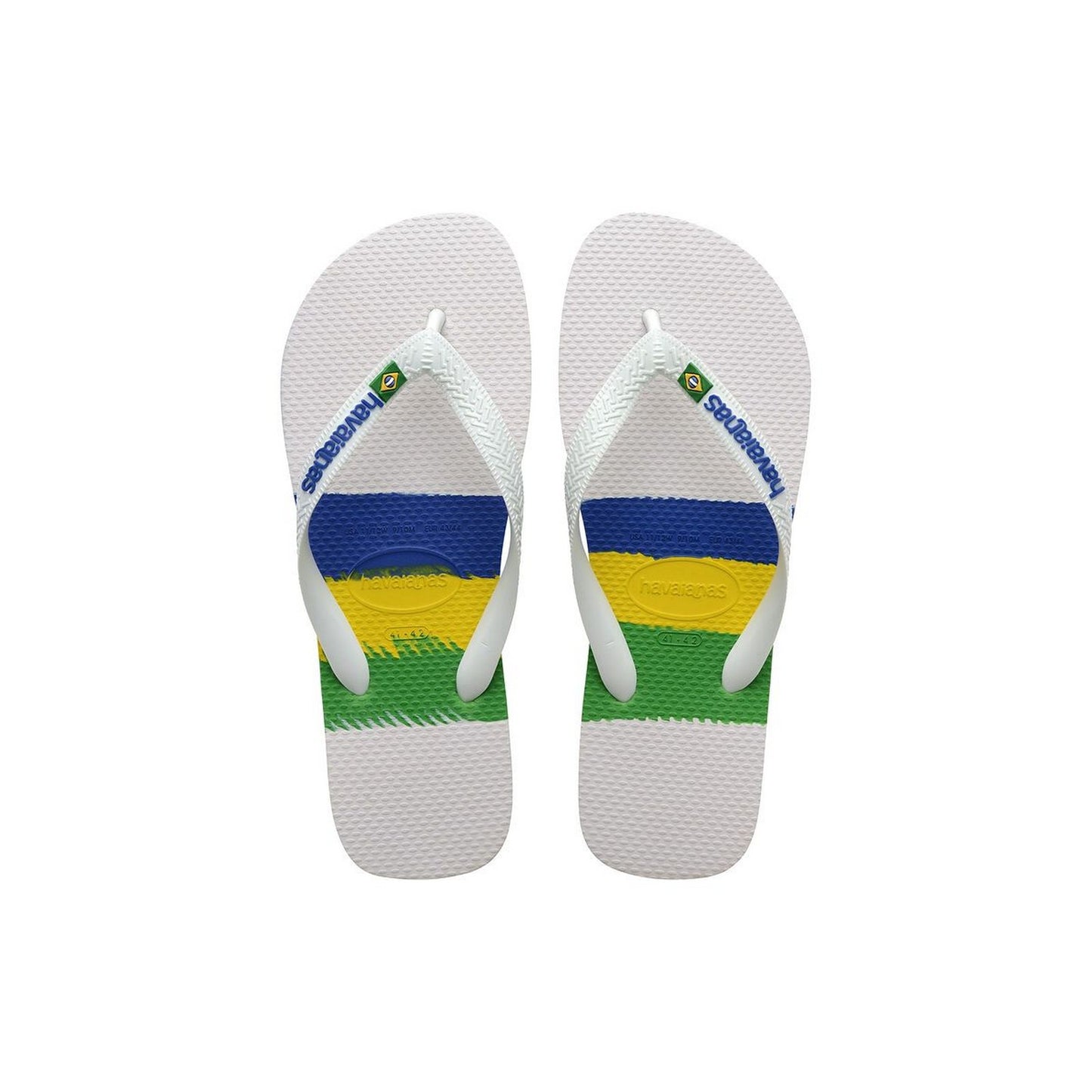 Havaianas Men's Flip Flops - Brasil Tech - White