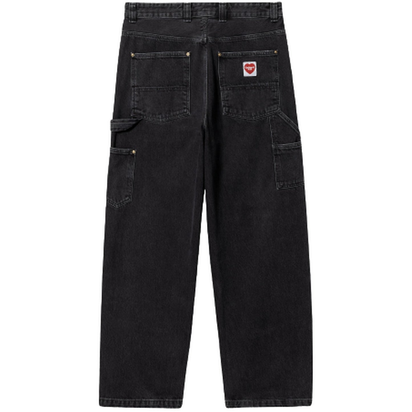 Pantaloni Uomo Carhartt Wip - Nash Dk Pant Cotton Smith Denim - Nero