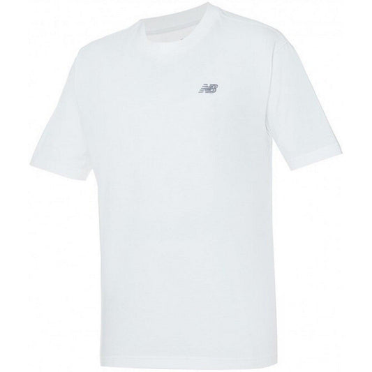 T-shirt New Balance pour hommes - T-shirt New Balance avec petit logo - Blanc