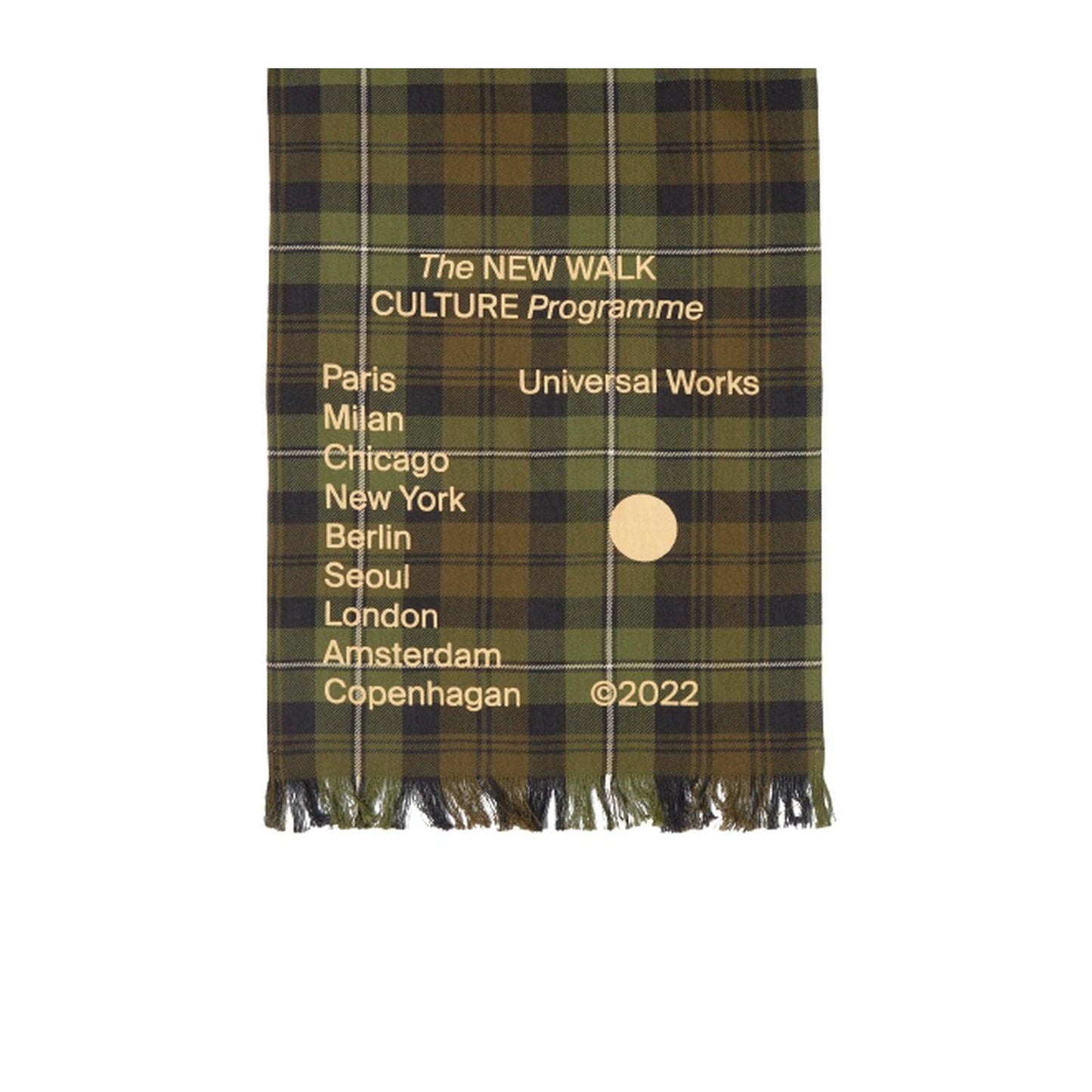 Universal Works Herrenschals – Langer Schal – Grün