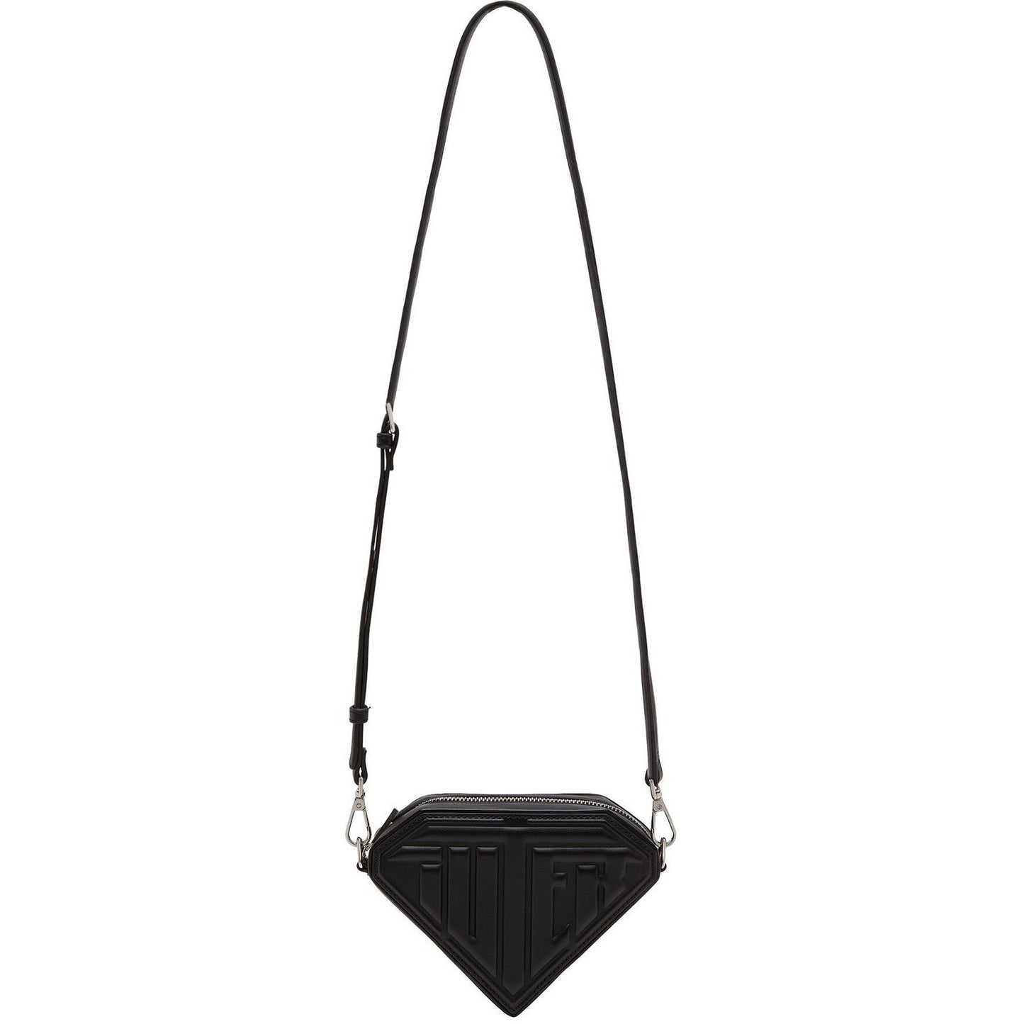 Iuter Bolsos de hombro para hombre - Mini bolso con logo - Negro