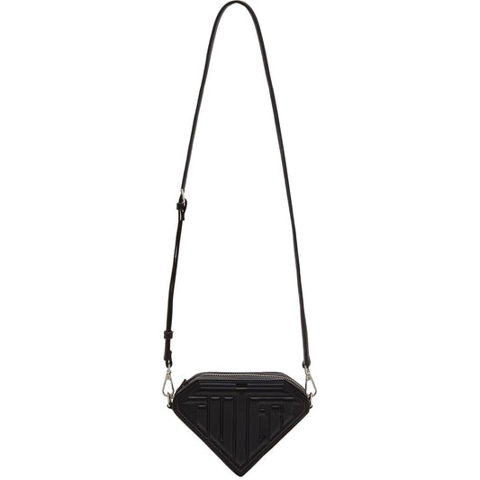 Iuter Bolsos de hombro para hombre - Mini bolso con logo - Negro