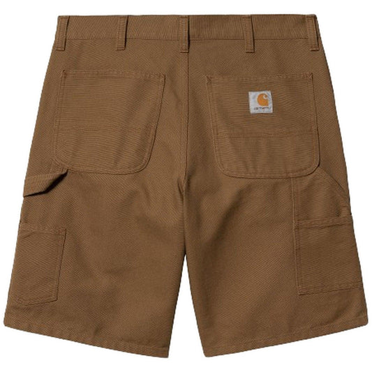 Męskie bermudy Carhartt Wip – krótkie spodenki do kolan – brązowe