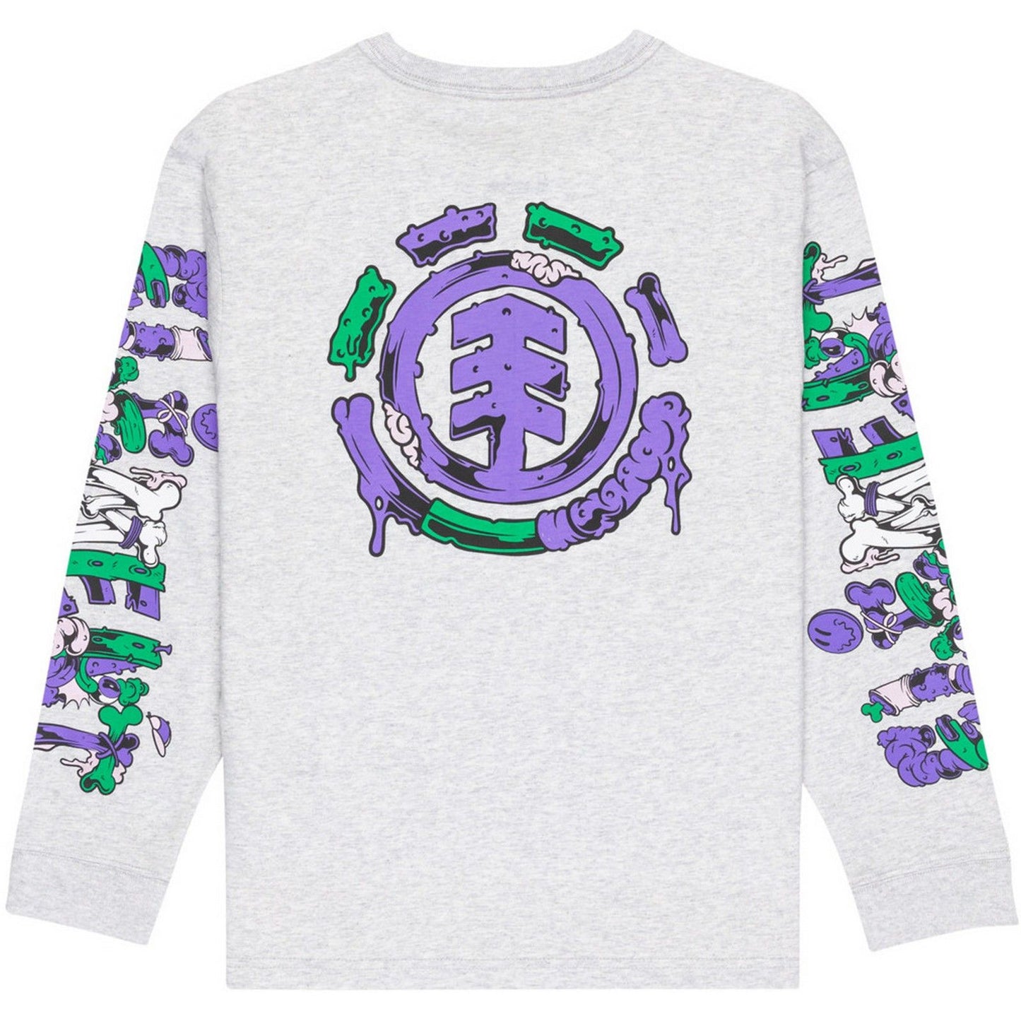 Maglie a manica lunga Bambino Element - Rolling Dead Ls Y - Bianco