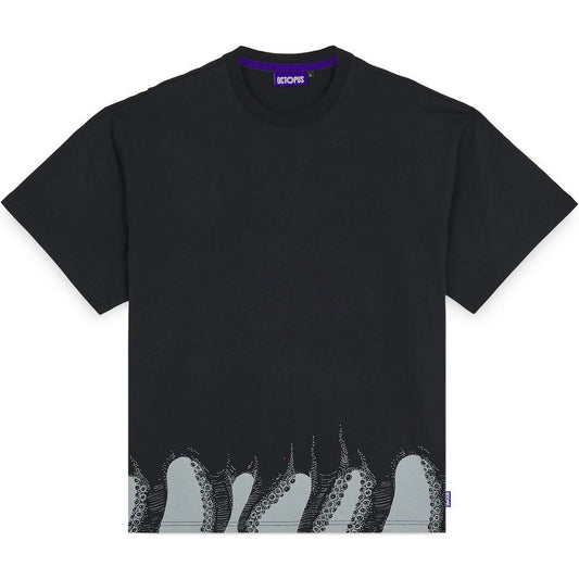 Camiseta de hombre Octopus - Camiseta inferior Octopus - Negro