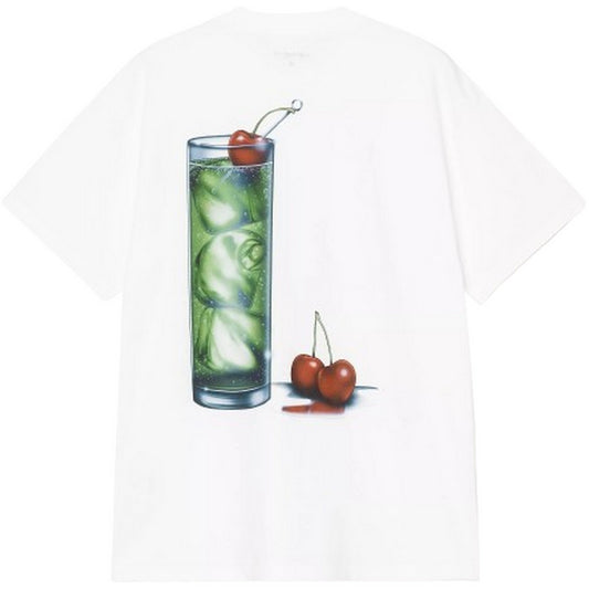 Carhartt Wip T-shirt pour hommes - S/S T-shirt Jake Garcia - Blanc
