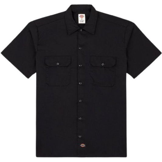 Camicie casual Uomo Dickies - Work Shirt Ss Rec - Nero
