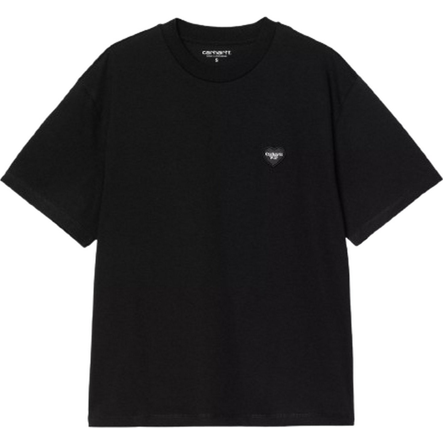 T-shirt Donna Carhartt Wip - W' S/S Heart II Hartt T-Shirt - Nero