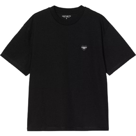 T-shirt Donna Carhartt Wip - W' S/S Heart II Hartt T-Shirt - Nero