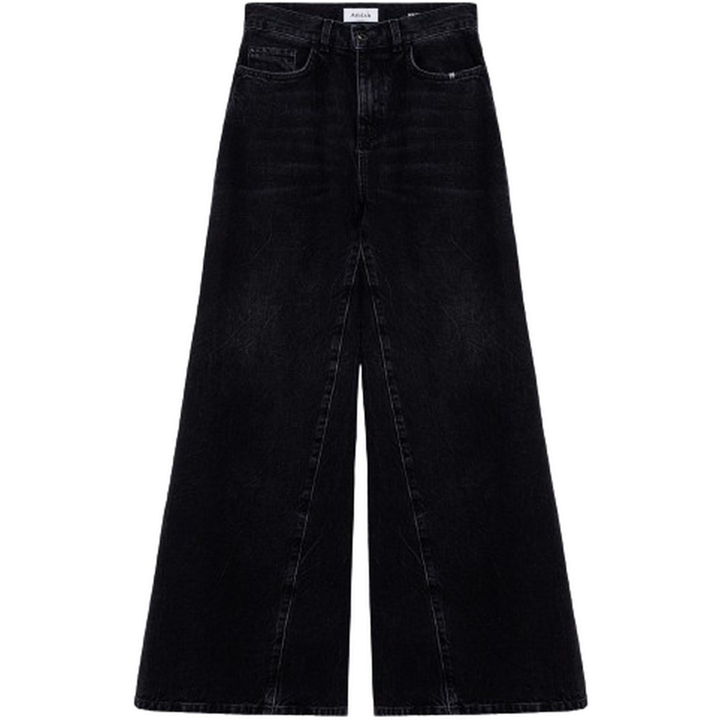 Damskie jeansy Amiszów – Colette – Czarne