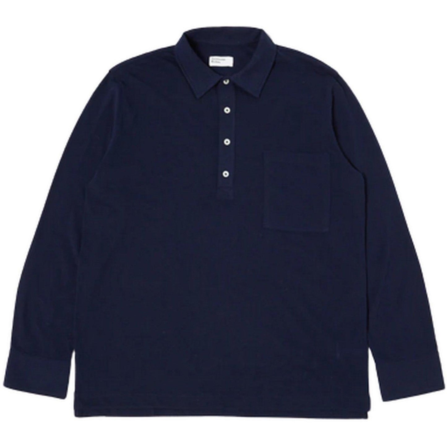 Universal Works Chemises pour hommes - Pull Ls Shirt - Bleu