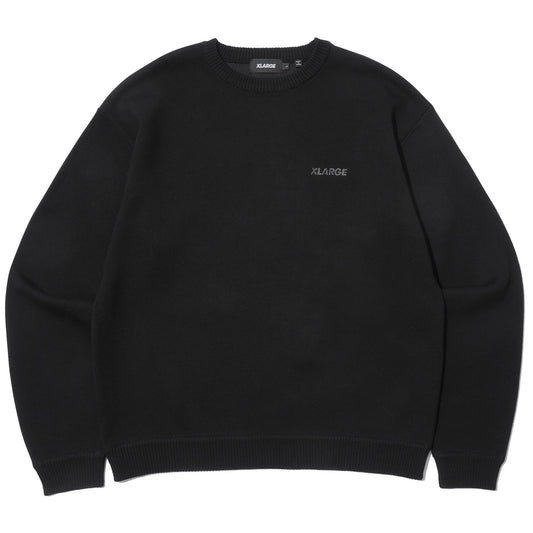 Sweats à capuche unisexe XLarge - Backside Og Crewneck Knit - Noir