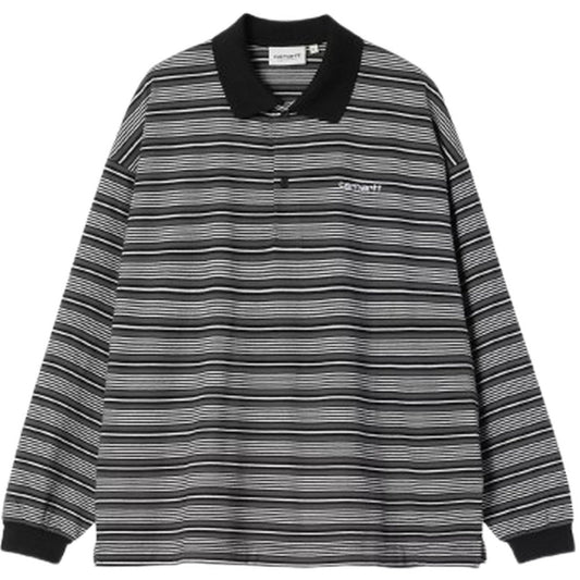 Carhartt Wip Damen Poloshirt – W' L/S Wide Polo T-Shirt – Mehrfarbig