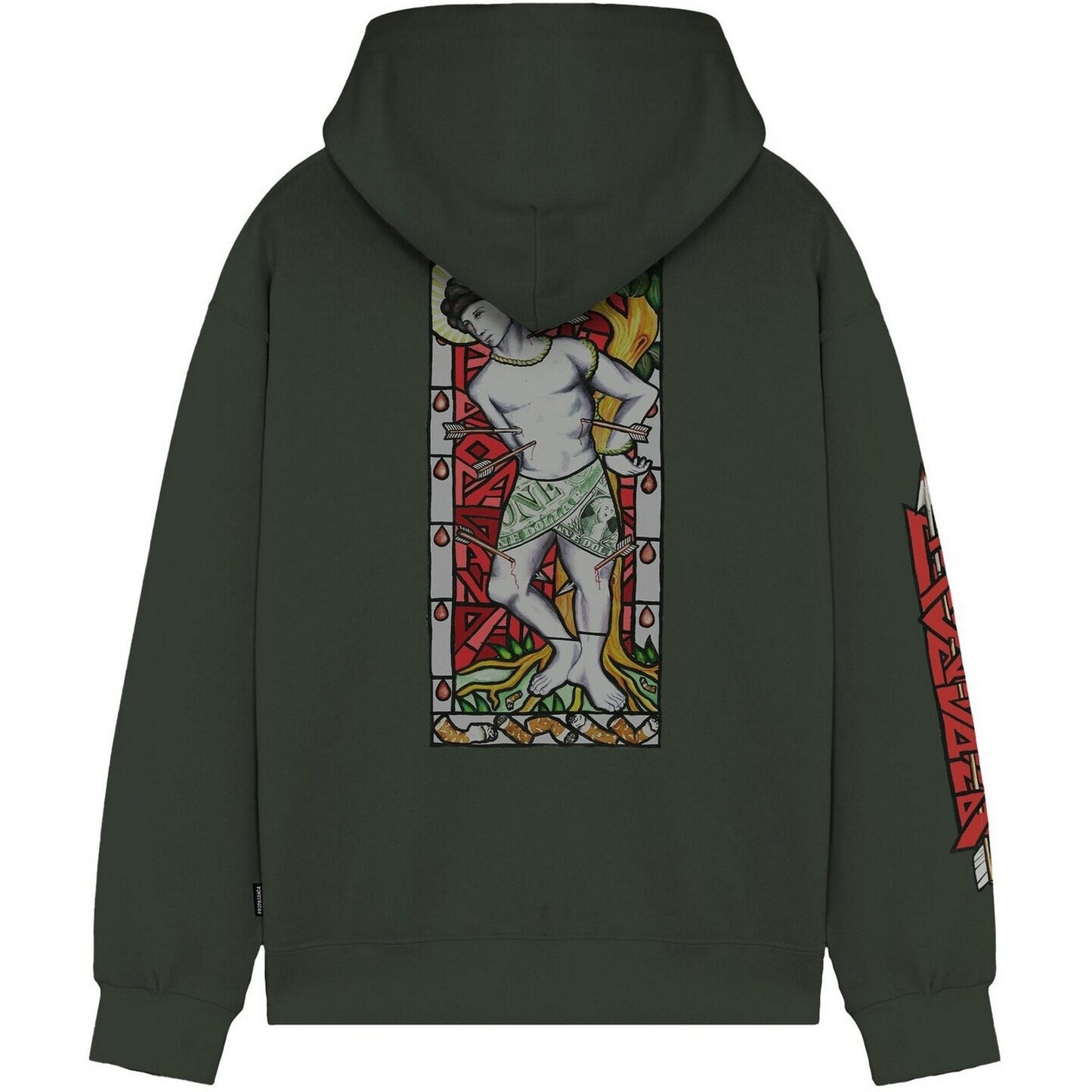 Felpe con cappuccio Uomo Propaganda - Felpa Sebastian - Verde