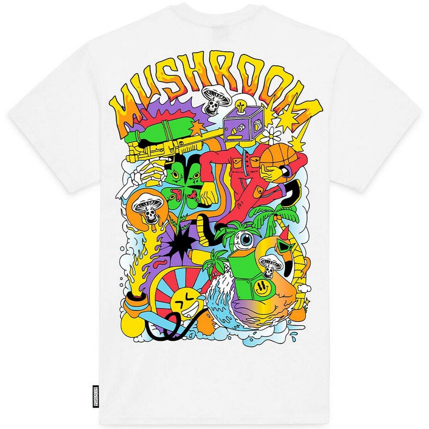 T-shirt Uomo Mushroom - T-Shirt M/M - Bianco