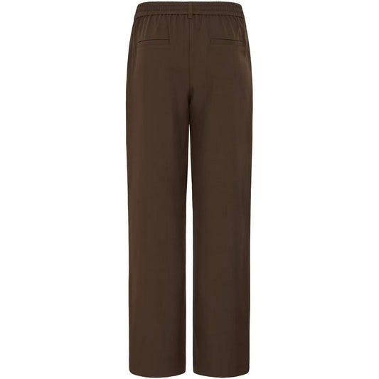 Pantaloni Donna Ichi - Ihfava Wide Pa - Marrone