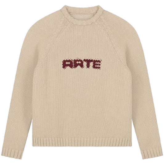 Maglie a manica lunga Uomo Arte Antwerp - Pixel Front Knit - Bianco