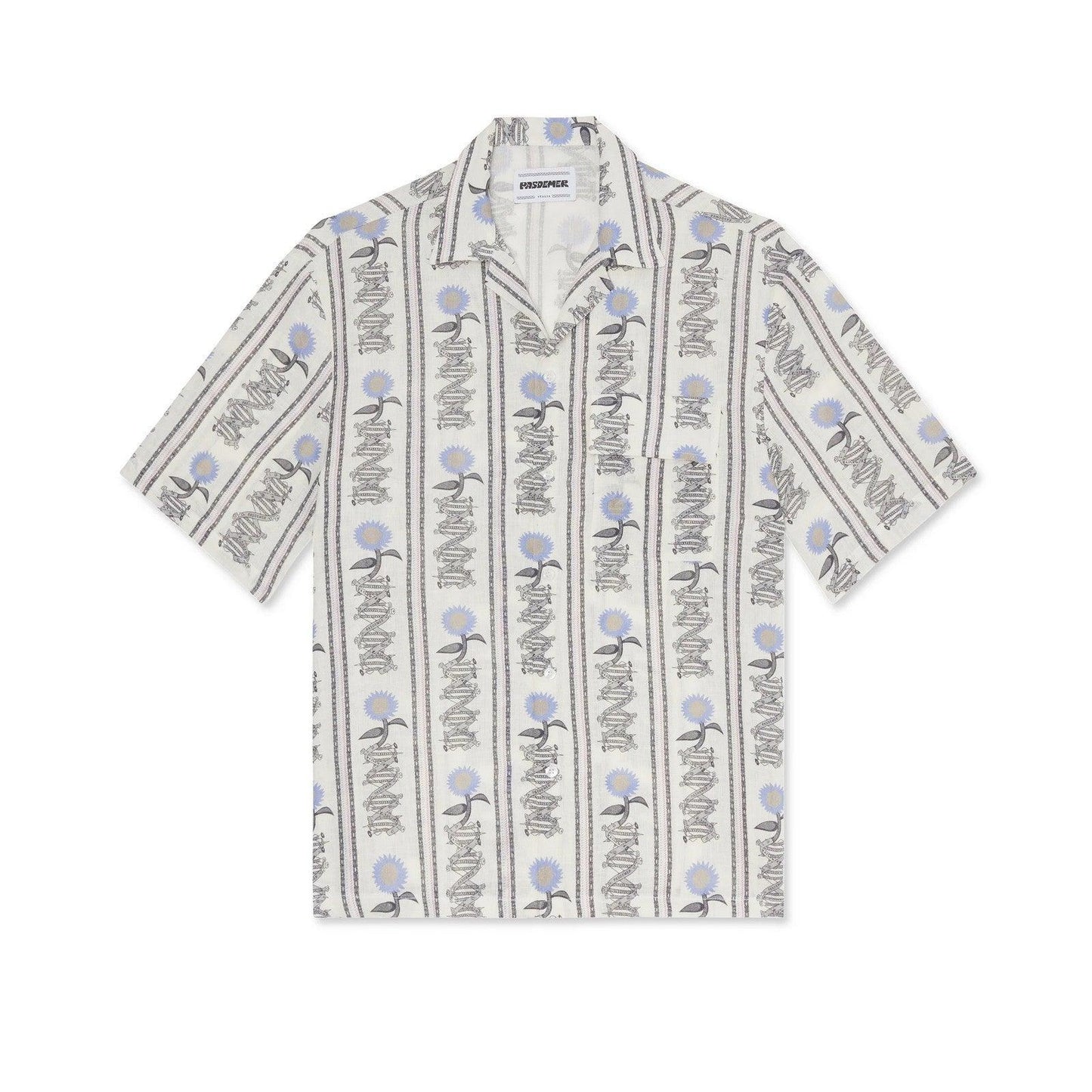 Camicie casual Uomo Pas De Mer - Dna Shirt - Bianco
