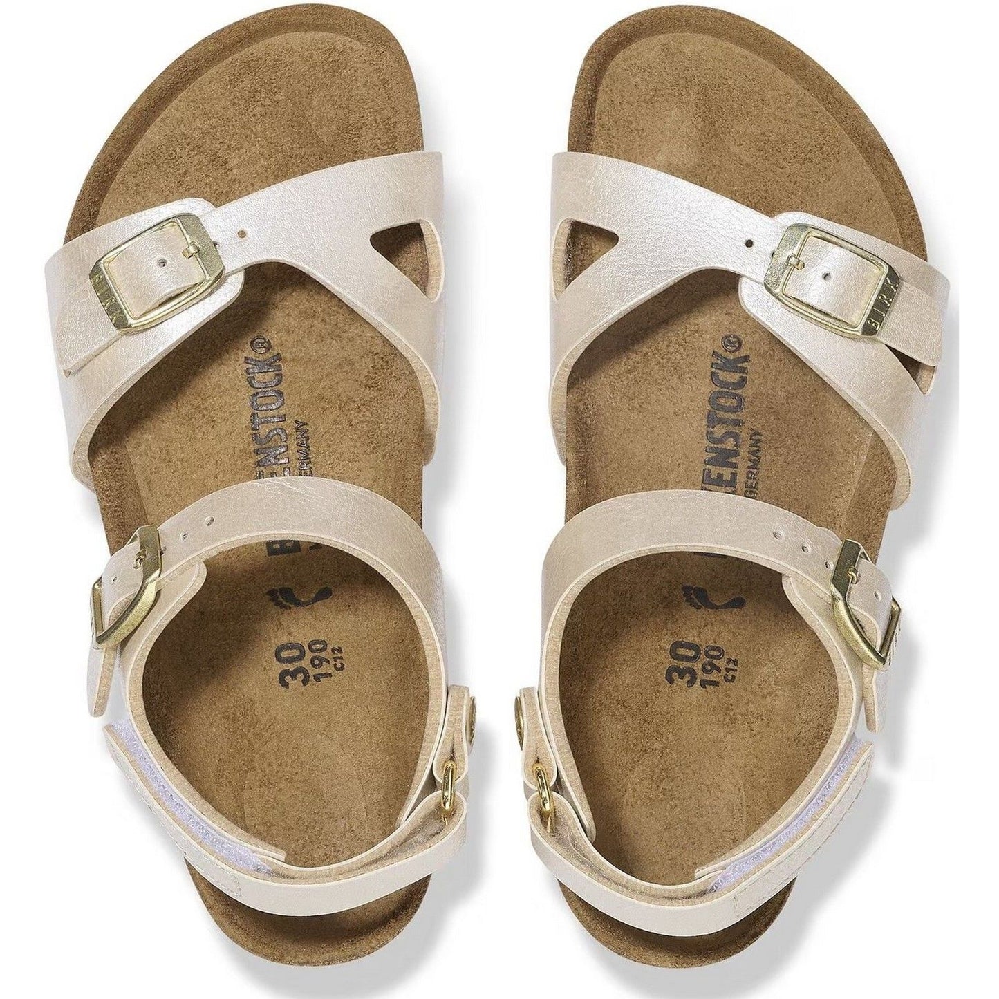 Sandali Bambini Unisex Birkenstock - Rio Hl Kids - Bianco