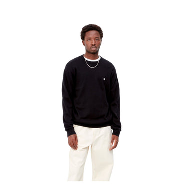 Maglie Uomo Carhartt Wip - Madison Sweater - Nero