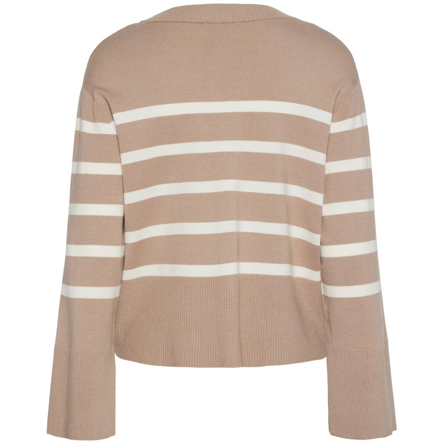 Damski kardigan Pieces - PCSia Ls Cardigan Noos Bc - brązowy