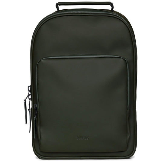 Casualowe plecaki unisex Rains - Book Daypack W3 - Zielony