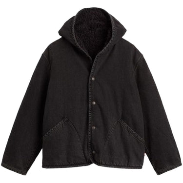 Giacche Uomo Levi's - Deck Hoodie Sherpa Jacket - Nero