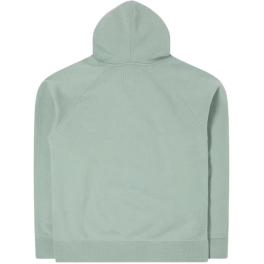 Edwin Herren-Kapuzenpullover – Contrast Stitch Mood Hoodie Sweat – Grün