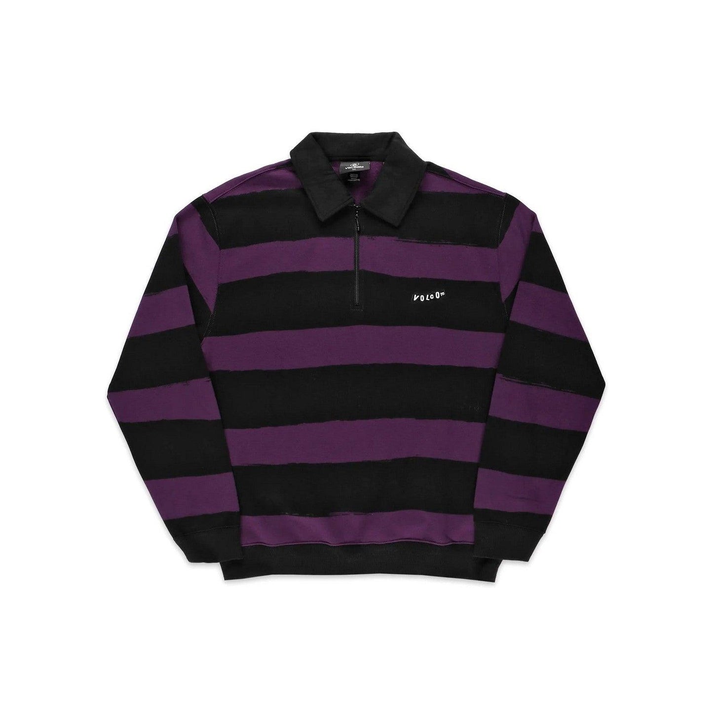Felpe senza cappuccio Uomo Volcom - Nevermine Crew - Viola