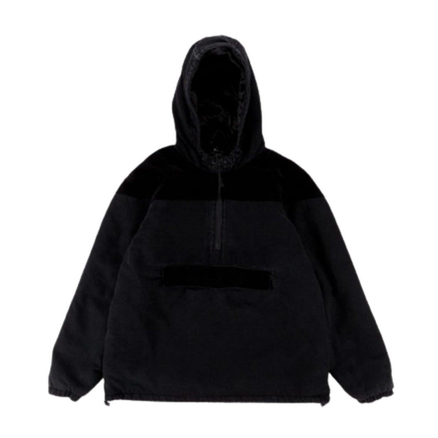 Edwin Men's Jackets - Hooded Popover Jacket - Black