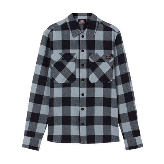 Dickies Chemises décontractées pour hommes - Chemise New Sacramento - Bleu