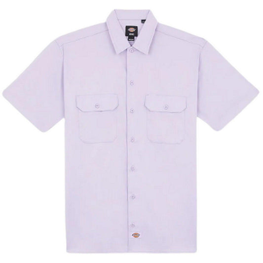 Dickies Chemises décontractées pour hommes - Work Shirt Ss Rec - Violet