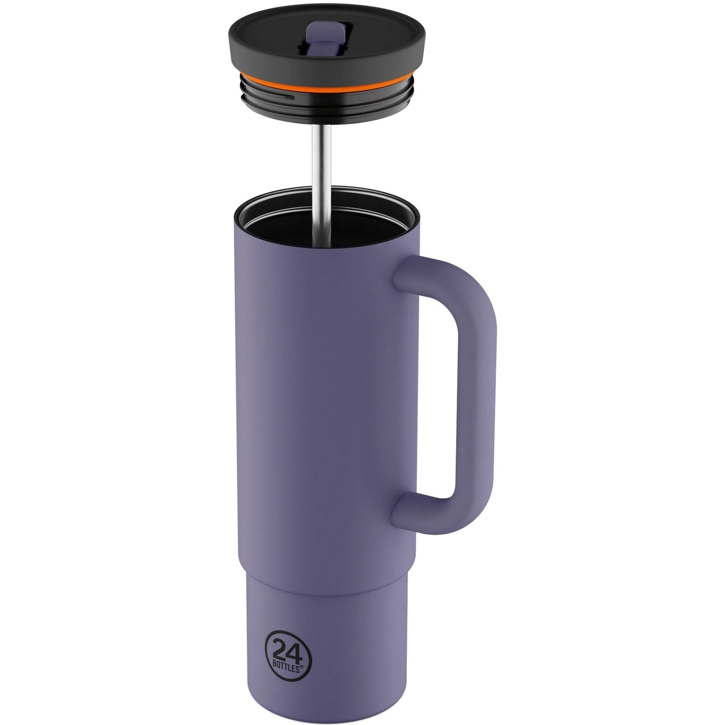 Thermos per bibite Unisex 24bottles - Straw Cup 800 - Viola