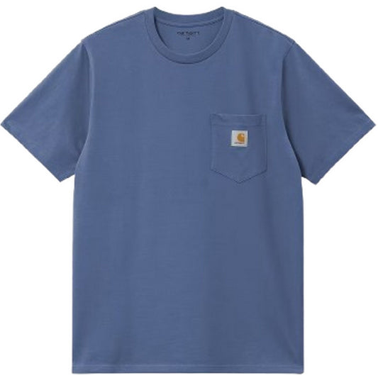 Carhartt Wip Herren T-Shirt – S/S Pocket T-Shirt – Blau