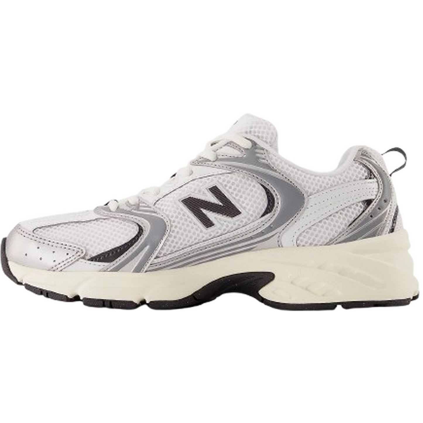 New Balance Unisex Sneaker - Chaussure Lifestyle - Unisexe - Synthétique-Mes - Argent