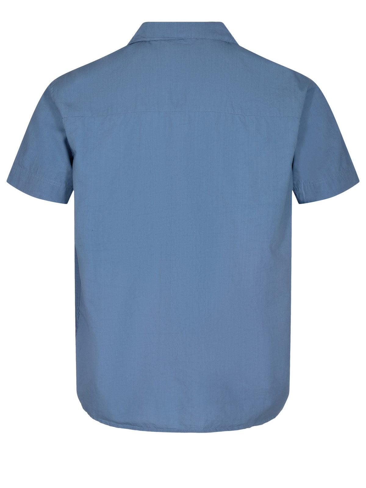 Camicie casual Uomo Anerkjendt - Akleo Ss Poplin - Blu