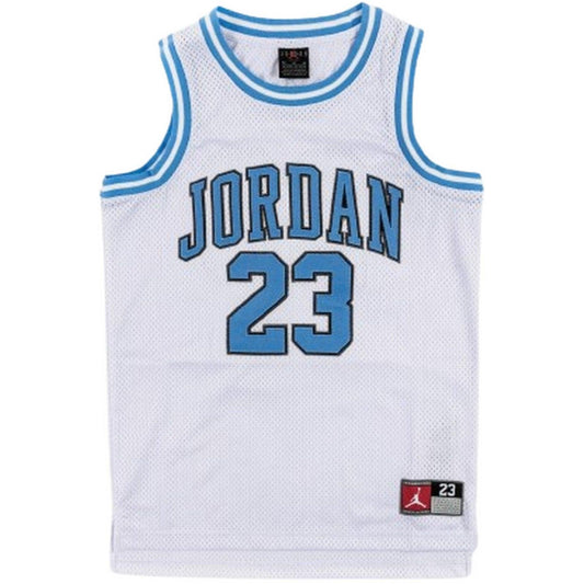 Débardeurs Jordan unisexe pour garçons - Maillot Jordan 23 Gym pour enfant - Blanc