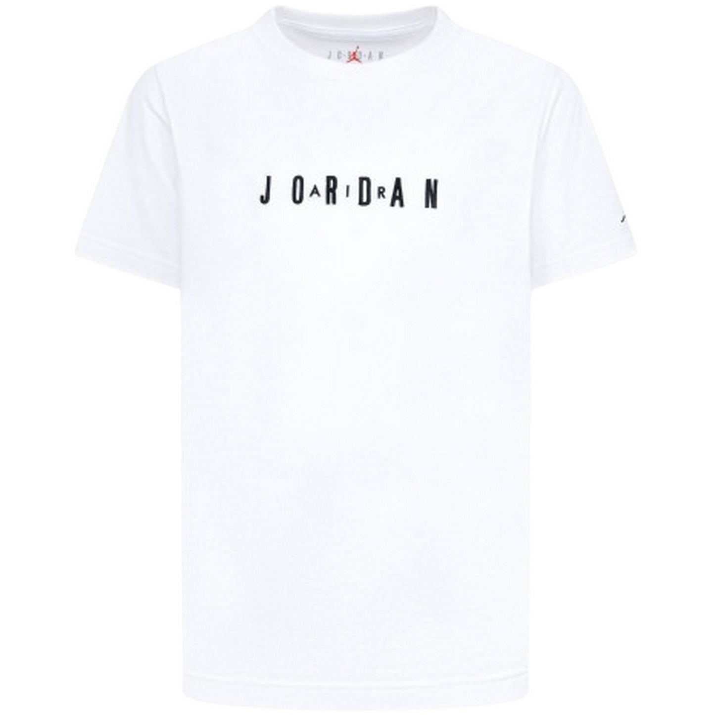 T-shirt unisexe pour garçons Jordan - Jdb Mj Wordmark Emb Crew - Blanc