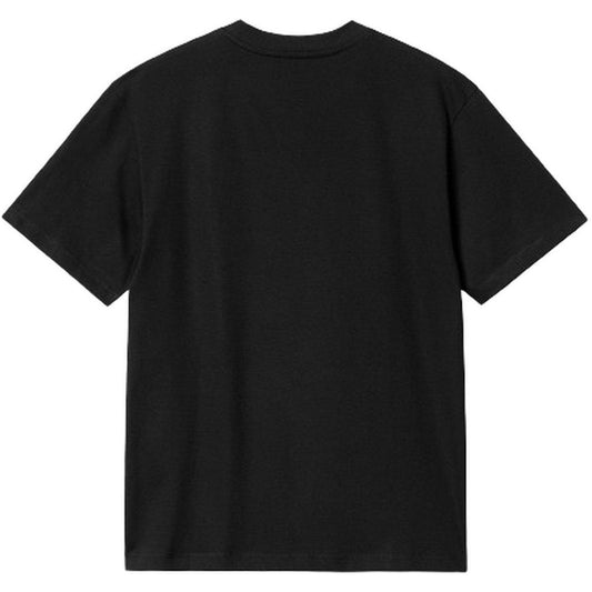 T-shirt Donna Carhartt Wip - W' S/S Script Embroidery T-S - Nero