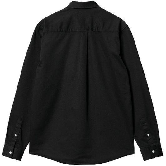 Carhartt Wip Freizeithemden für Herren – L/S Madison Shirt – Schwarz