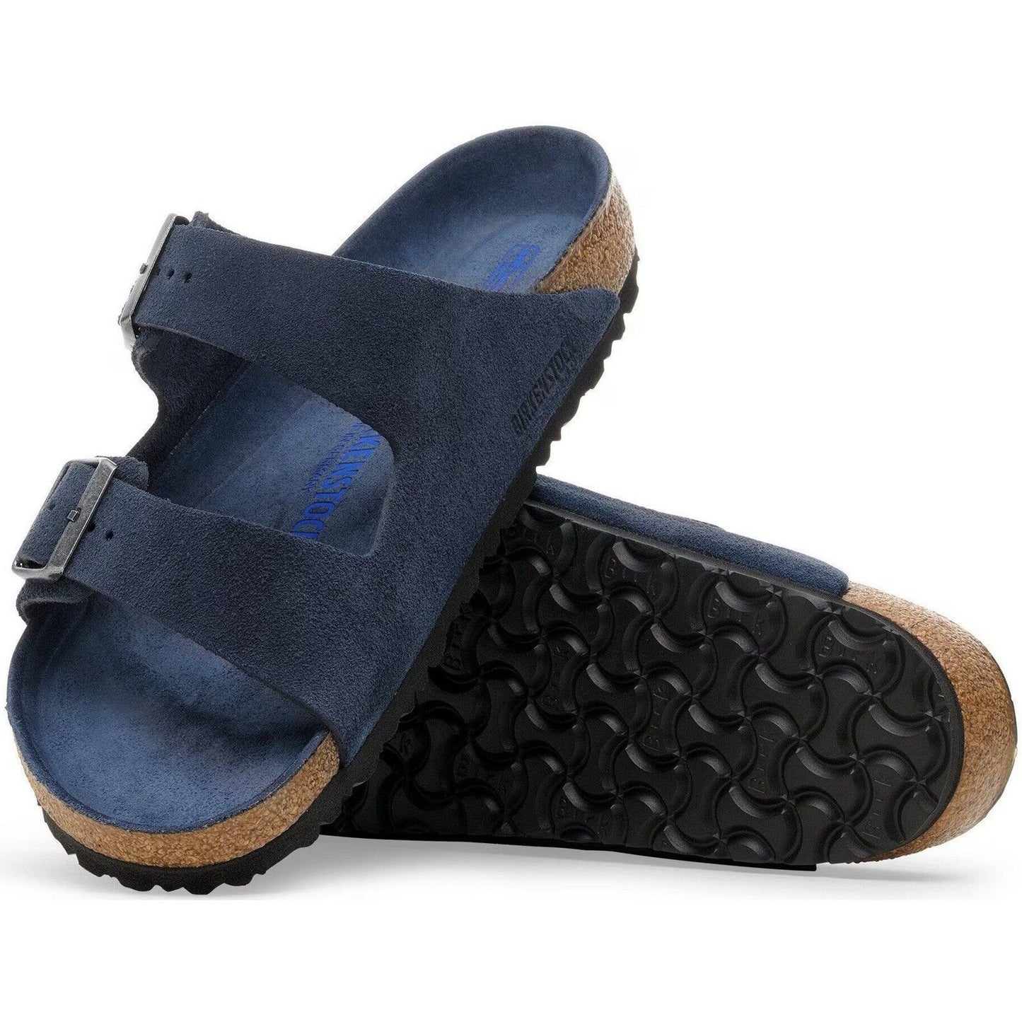Sandali Unisex Birkenstock - Arizona SFB - Blu