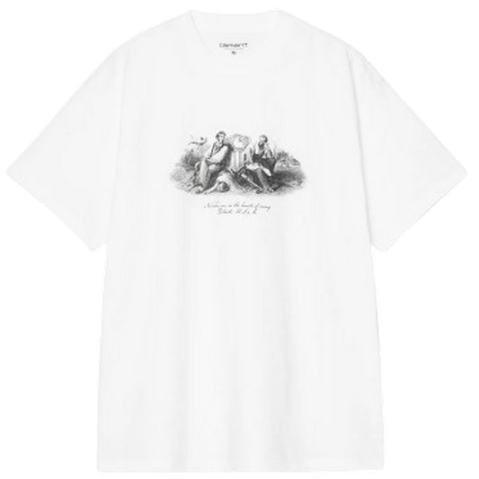 Carhartt Wip T-shirt pour hommes - T-shirt Workers S/S - Blanc