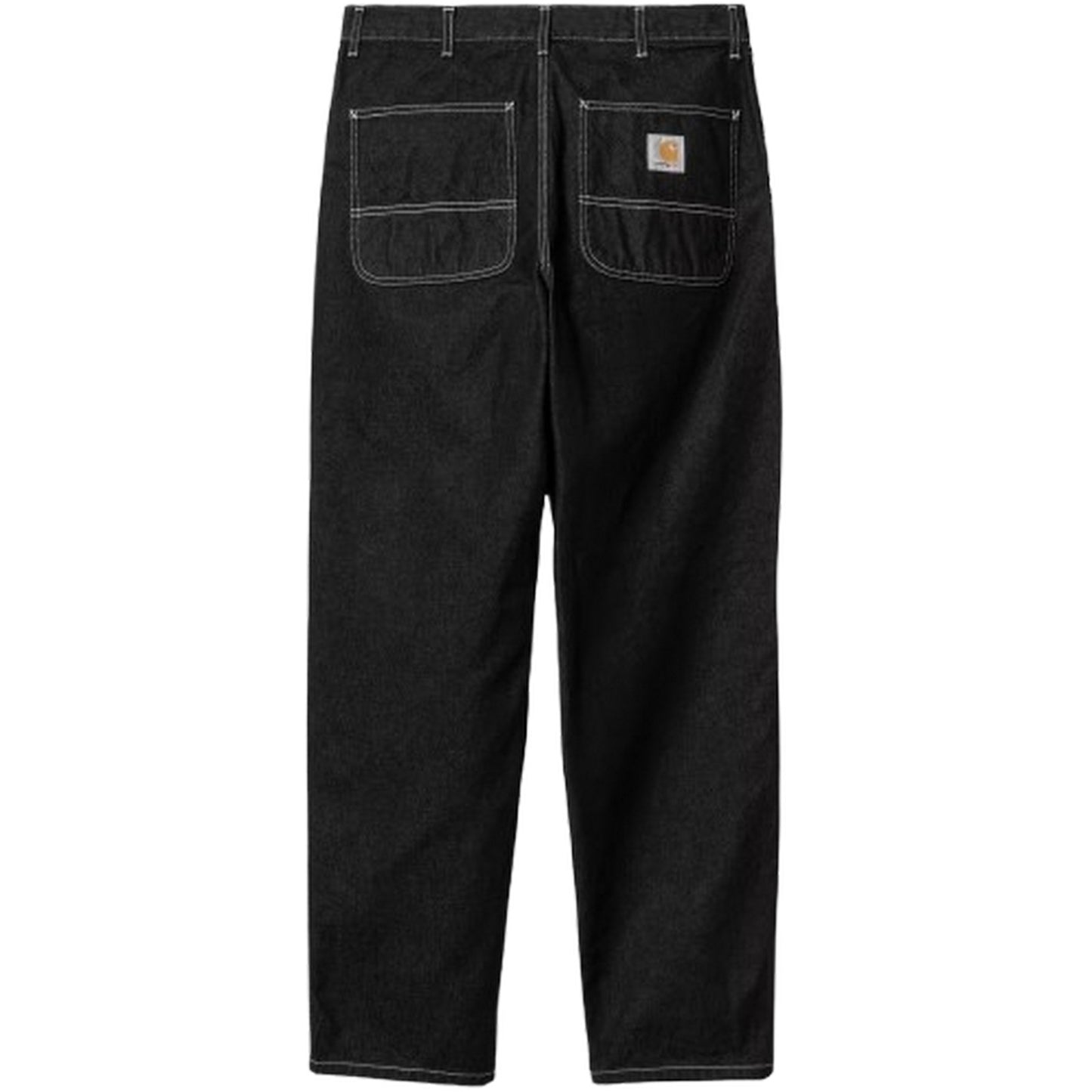 Męskie jeansy Carhartt Wip – proste spodnie – czarne