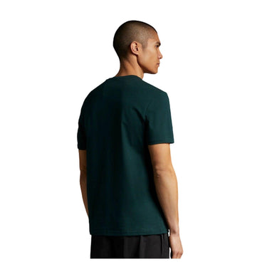 Lyle & Scott T-shirt pour hommes - T-shirt uni - Vert