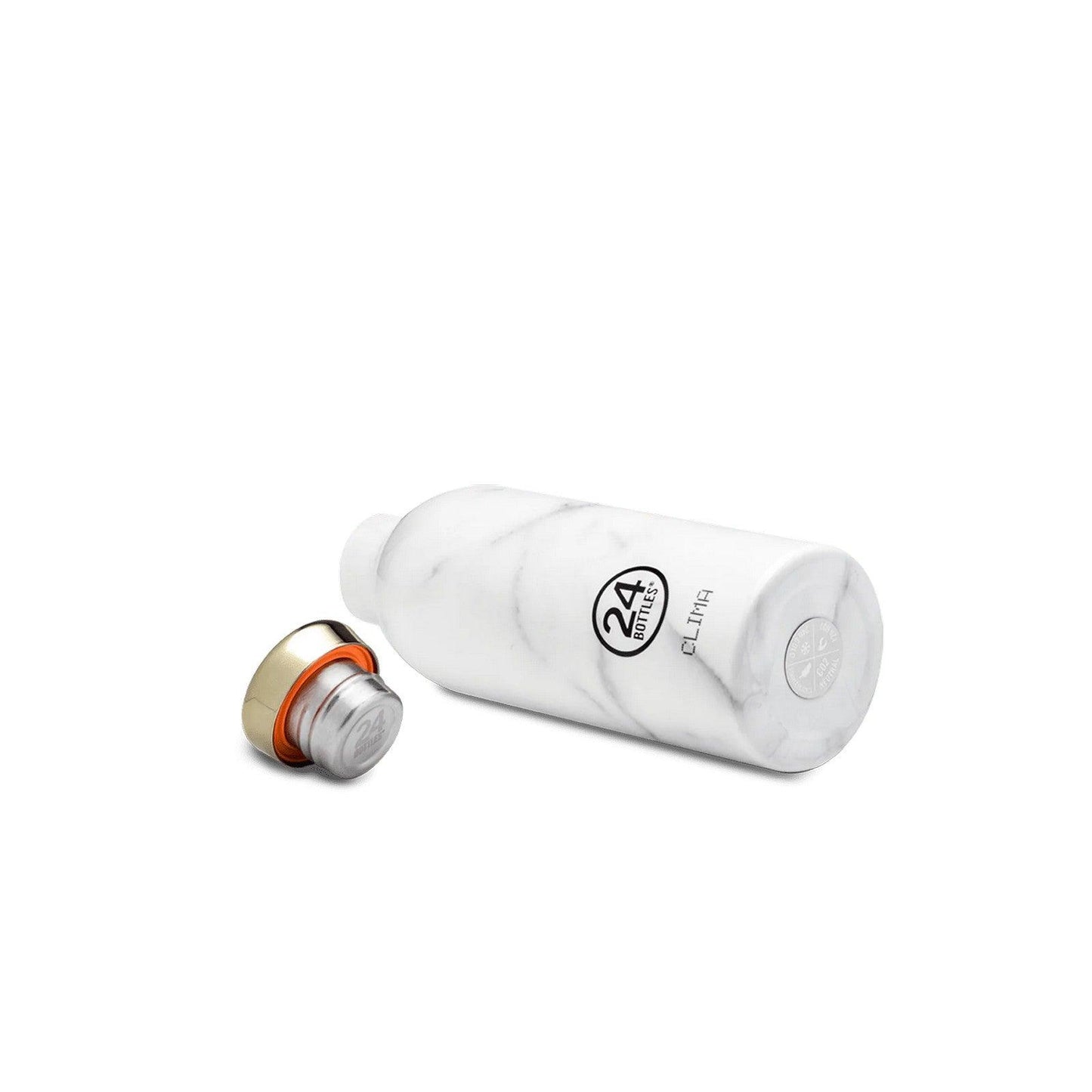 Thermoskanne für Getränke Unisex 24 Flaschen - Clima Bottle 050 Carrara - Weiß