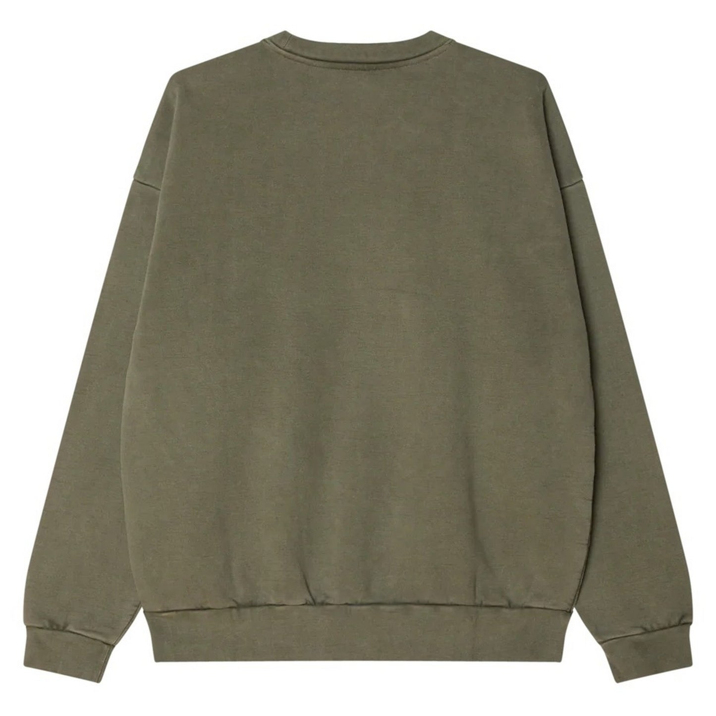 Felpe senza cappuccio Uomo Obey - Lowercase Pigment Crew Fleece - Verde