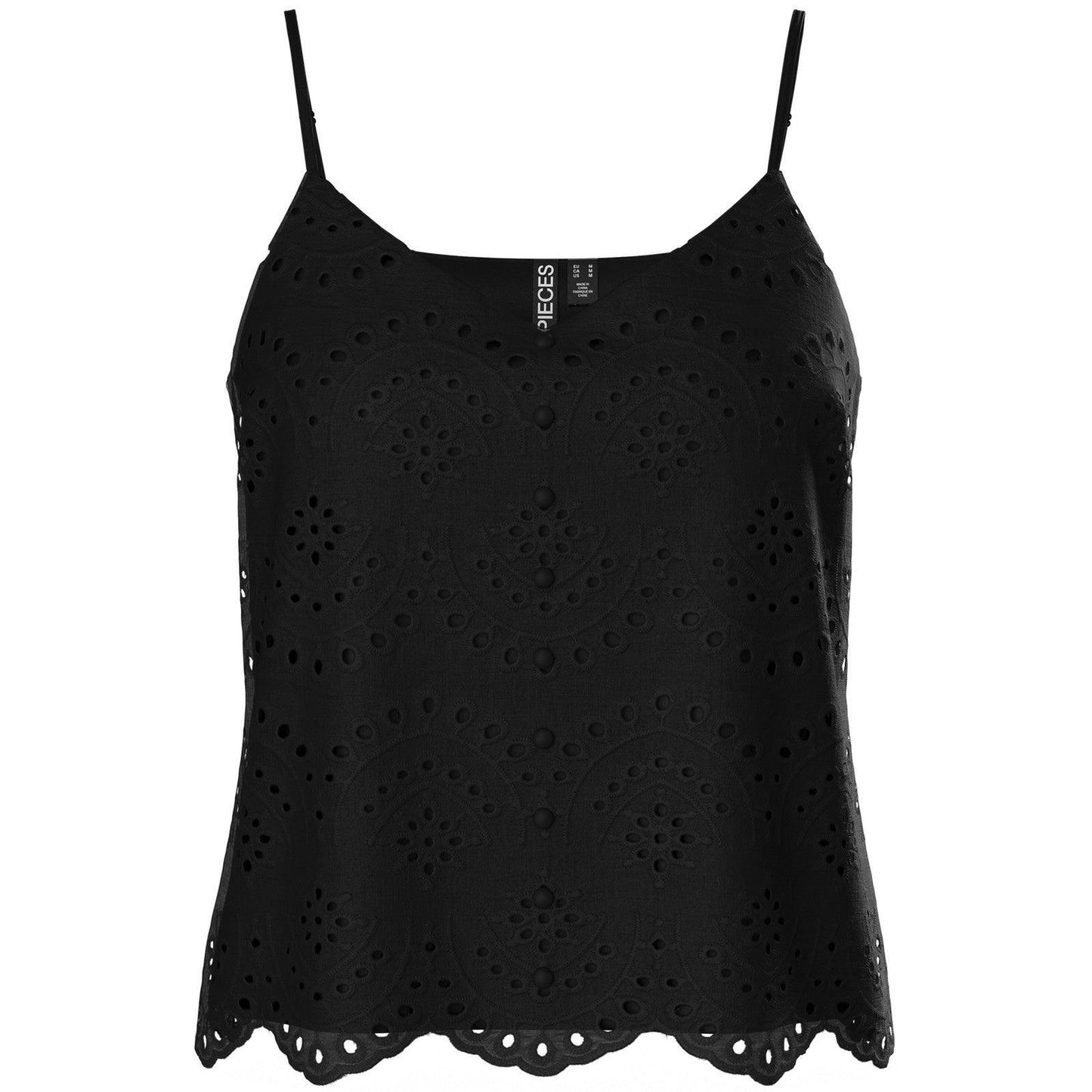Canotte e top Donna Pieces - Pcvilde Strap Top Noos - Nero