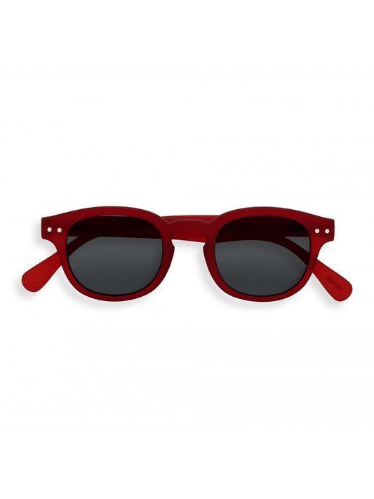 Occhiali da sole Ragazzi Unisex Izipizi - Sun Junior Mod.c - Rosso