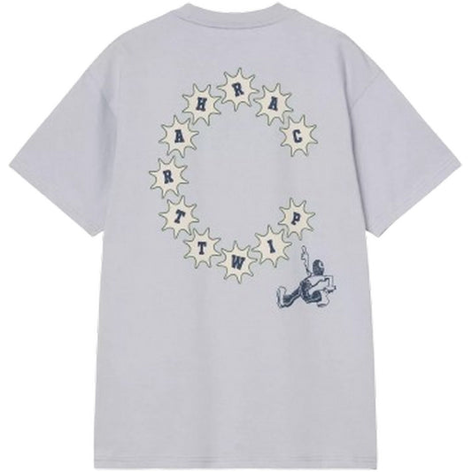 T-shirt Uomo Carhartt Wip - S/S C Trip T-Shirt - Grigio