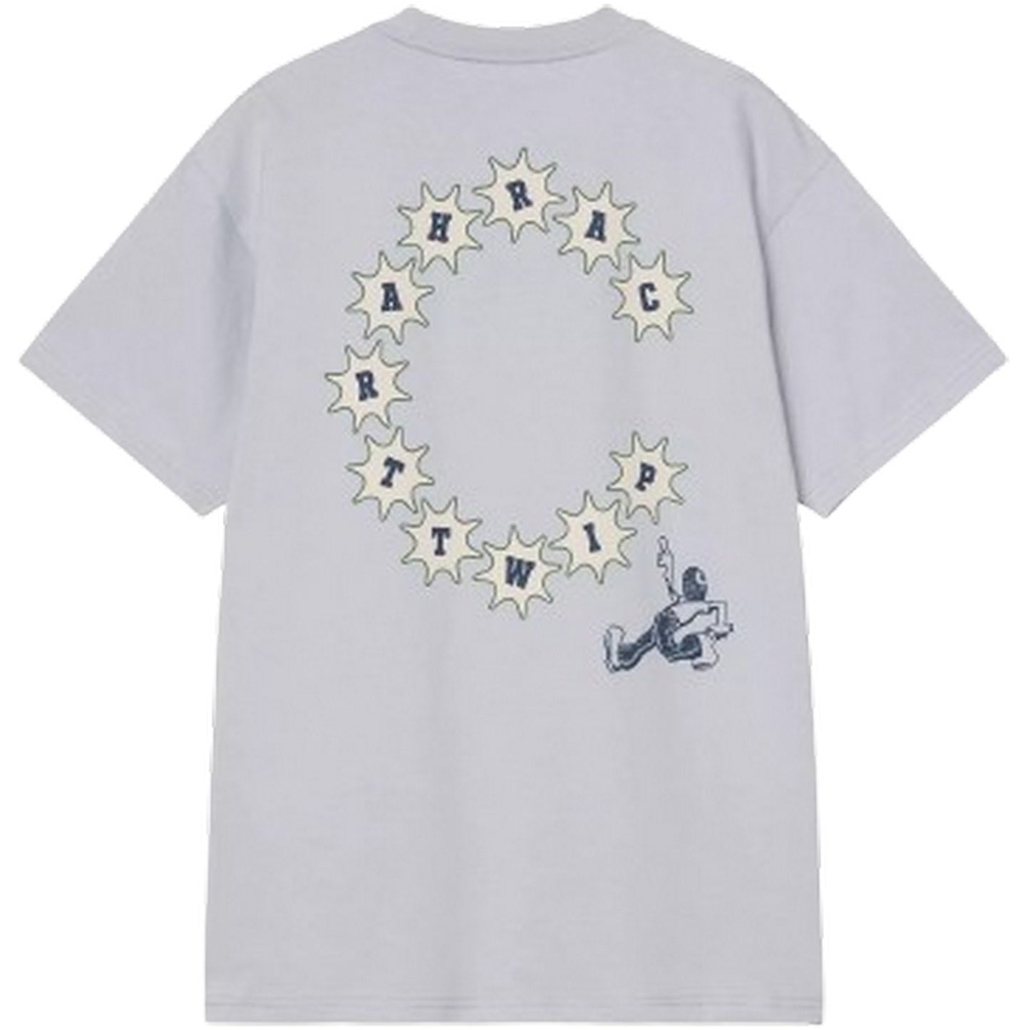 T-shirt Uomo Carhartt Wip - S/S C Trip T-Shirt - Grigio